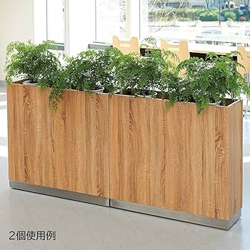 Amazon.co.jp: 木製プランターボックス ラスティック柄 W90×D25